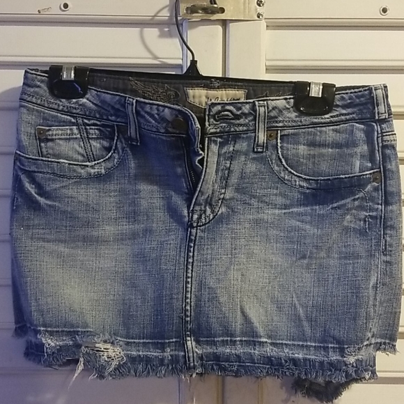 Mini jeans skirt - Picture 1 of 8